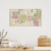 Onafhankelijkheid, Coffeyville en Havana, Kansas Poster (Keuken)