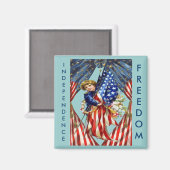  onafhankelijkheid en vrijheid magneet (Voorkant / Achterkant)