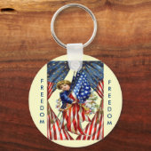 onafhankelijkheid en vrijheid sleutelhanger (Voorkant)