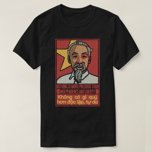ONAFHANKELIJKHEID EN VRIJHEID T-SHIRT (Design voorkant)