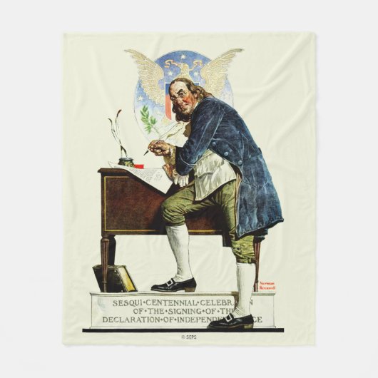 Onafhankelijkheid Fleece Deken (Voorkant)