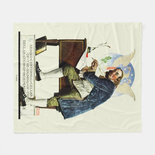 Onafhankelijkheid Fleece Deken (Voorkant (Horizontaal))