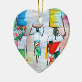 Onafhankelijkheid in Mozambique! Keramisch Ornament (Links)