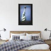 Onafhankelijkheid: Inspirerend prijsopgave 1 Canvas Afdruk (Insitu (Slaapkamer))