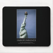 Onafhankelijkheid: Inspirerend prijsopgave 1 Muismat (Voorkant)