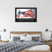 Onafhankelijkheid: Inspirerend prijsopgave 2 Canvas Afdruk (Insitu (Slaapkamer))