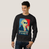 Onafhankelijkheid Is Gewonnen George Washington On Trui (Voorkant volledig)