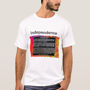 Onafhankelijkheid jGibney Zazzle Heren Basic T-Shi T-shirt