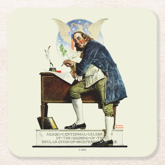 Onafhankelijkheid Kartonnen Onderzetters (Voorkant)