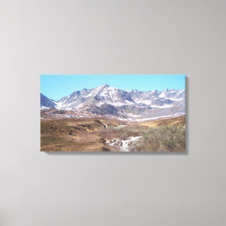 Onafhankelijkheid Mine-Hatcher Pass, Alaska Canvas Afdruk
