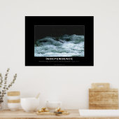 ONAFHANKELIJKHEID Motivatie Poster rivierverkracht (Keuken)
