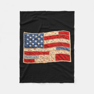 Onafhankelijkheid patriottische bloem Amerikaanse Fleece Deken