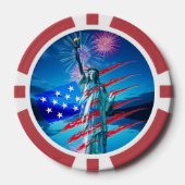 ONAFHANKELIJKHEID POKER CHIPS (Voorkant)