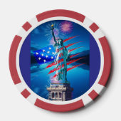 ONAFHANKELIJKHEID POKER CHIPS (Achterkant)