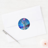ONAFHANKELIJKHEID RONDE STICKER (Envelop)