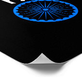 Onafhankelijkheid Tiranga Jai Hind Flag Vrijheidsd Poster (Hoek)