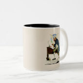 Onafhankelijkheid Tweekleurige Koffiemok (Voorkant rechts)