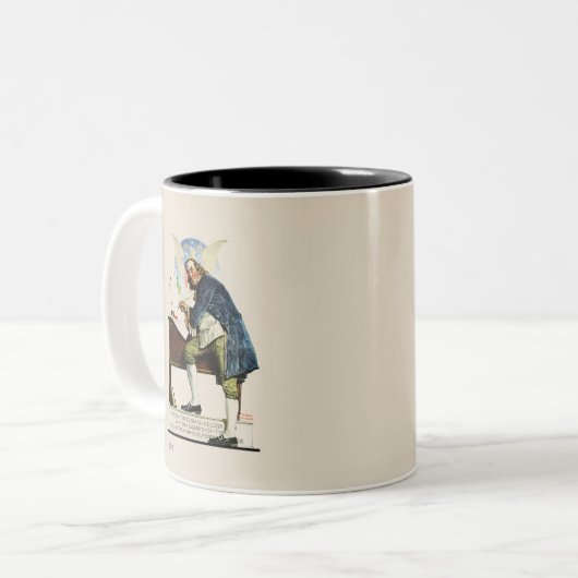 Onafhankelijkheid Tweekleurige Koffiemok (Voorkant links)