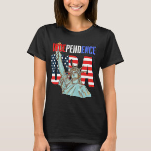 Onafhankelijkheid USA Amerika Patriotisch Standbee T-shirt