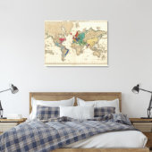 Onafhankelijkheid van de Verenigde Staten 1783 AD Canvas Afdruk (Insitu (Slaapkamer))
