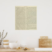 Onafhankelijkheid van de Verenigde Staten 1783 AD Poster (Keuken)