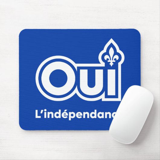 Onafhankelijkheid van Quebec JA Muismat (Met muis)