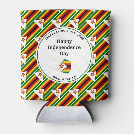 ONAFHANKELIJKHEID VAN ZIMBABWE | Patriottisch Zimb Blikjeskoeler (Voorkant)