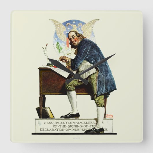 Onafhankelijkheid Vierkante Klok (Voorkant)