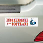 Onafhankelijkheid voor Schotse Bumpersticker (Op auto)
