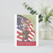 onafhankelijkheidmuis briefkaart (Staand voorkant)