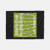 Onafhankelijkheids-herdenkingsdag Fleece Deken (Voorkant (Horizontaal))