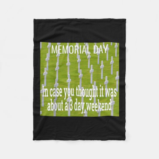 Onafhankelijkheids-herdenkingsdag Fleece Deken (Voorkant)