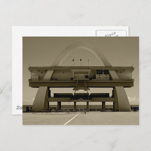 Onafhankelijkheidsarm Briefkaart (Voorkant / Achterkant)