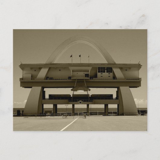 Onafhankelijkheidsarm Briefkaart (Voorkant)