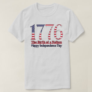 Onafhankelijkheidsdag 1776 t-shirt