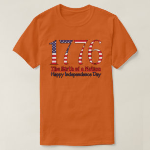 Onafhankelijkheidsdag 1776 t-shirt