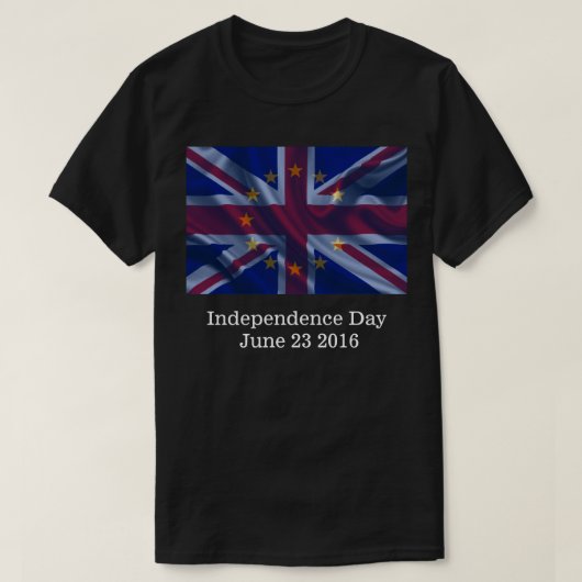 Onafhankelijkheidsdag 2016 in Groot-Brittannië T-shirt (Design voorkant)