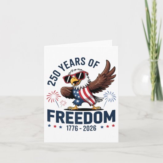 Onafhankelijkheidsdag 2026 - 250 jaar VS Premium _ Kaart (Voorkant)