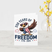 Onafhankelijkheidsdag 2026 - 250 jaar VS Premium _ Kaart (Gele Bloem)