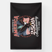 Onafhankelijkheidsdag 250e verjaardag VS Spandoek (Verticaal)