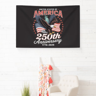 Onafhankelijkheidsdag 250e verjaardag VS Spandoek
