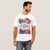 Onafhankelijkheidsdag*2 T-shirt (Voorkant volledig)