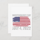 Onafhankelijkheidsdag - 4 juli 2022 informatiekaartje (Voorkant / Achterkant)