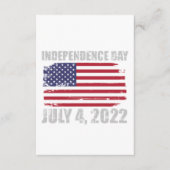 Onafhankelijkheidsdag - 4 juli 2022 informatiekaartje (Voorkant)