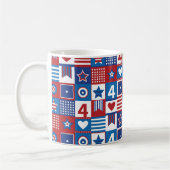 Onafhankelijkheidsdag 4 juli 2023 Verenigde Staten Koffiemok (Links)