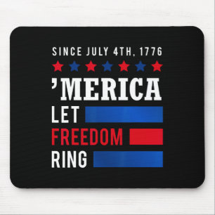 Onafhankelijkheidsdag 4 juli Amerikaanse vlag Amer Muismat