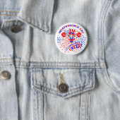 Onafhankelijkheidsdag, 4 juli, Cheer, Button Badge (In situ)