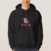 Onafhankelijkheidsdag 4 juli Eagle Hoodie (Voorkant)