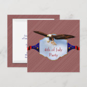 Onafhankelijkheidsdag 4 juli feest BBQ Kaart (Voorkant / Achterkant)