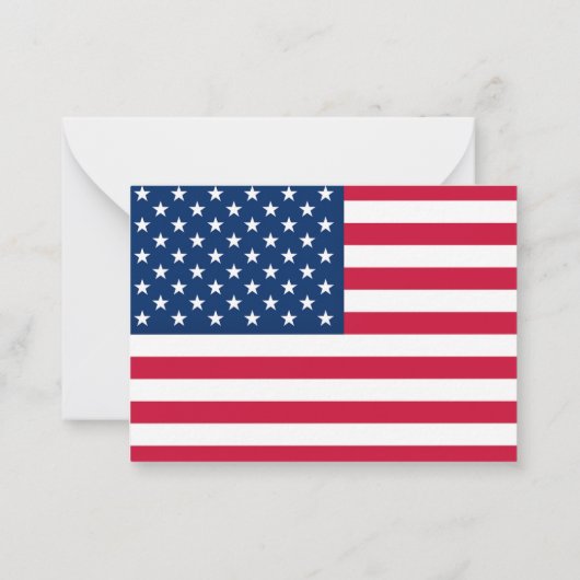 Onafhankelijkheidsdag 4 juli Kaart Patriottische V Notitiekaartje (Achterkant)